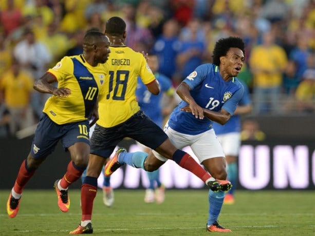 Brazilië komt goed weg in Copa