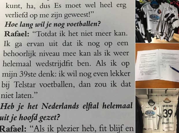 Telstar legt shirt en contract klaar voor Van der Vaart