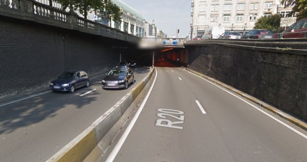 Tunnel Brussel dicht om vallende brokstukken