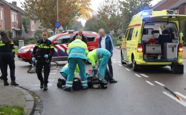 Fietser zwaargewond na aanrijding