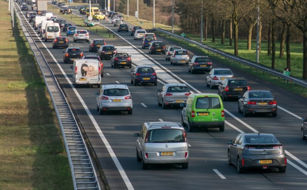 Glad in Limburg: ongeluk op A2