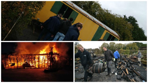 Jongeren Maasbree hebben 20 uur na brand weer een keet