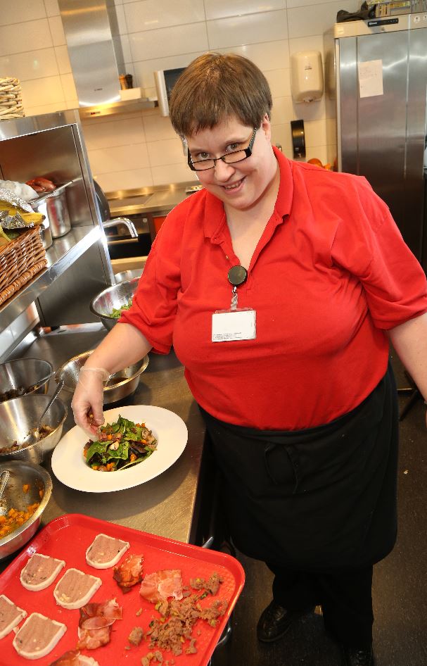 Chantal, prima donna in de keuken De Limburger