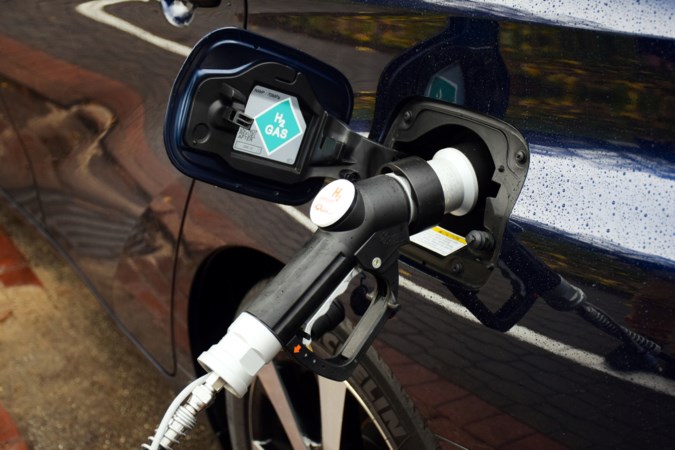 Waterstof tanken bij Belgische supermarkt Colruyt