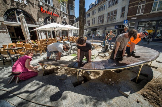 Pleintje Maastricht vergroot voor de veiligheid