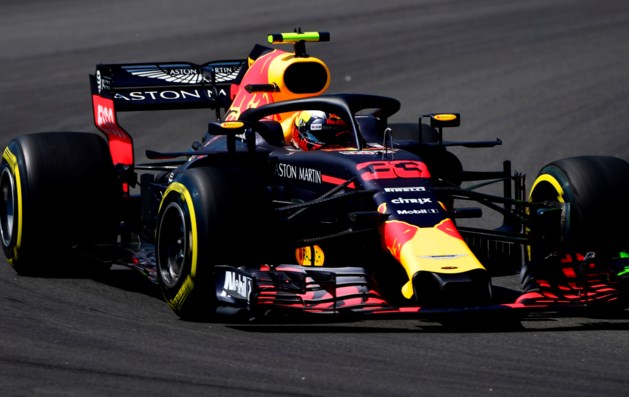 Lees terug: Max Verstappen met kapotte vleugel naar eerste podium