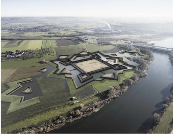 Fort Navagne bij Eijsden wordt weer zichtbaar