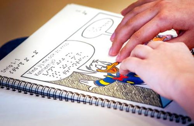 Gratis Donald Duck voor blinde en slechtziende kinderen