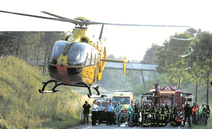 Traumahelikopters worden veel vaker ingezet