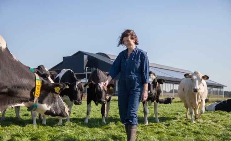Boer-Zoekt-Vrouw boerin Agnes op de bres voor collega's: 'Het boerenleven is ook moeilijk'