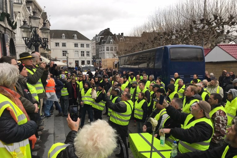 Protest ‘gele hesjes’ in Maastricht verloopt rustig