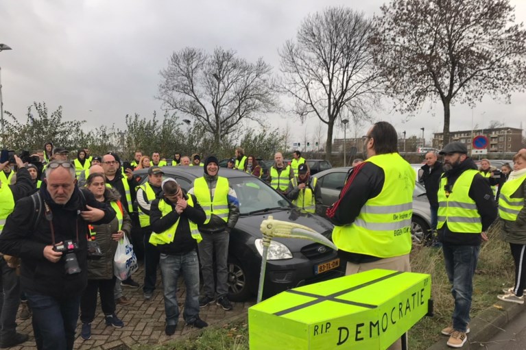 Protest ‘gele hesjes’ in Maastricht verloopt rustig