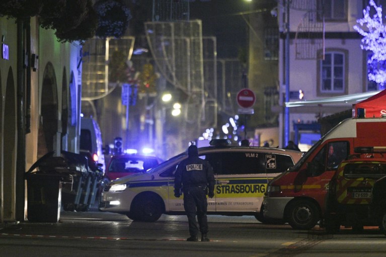 Klopjacht Franse politie op dader aanslag Straatsburg