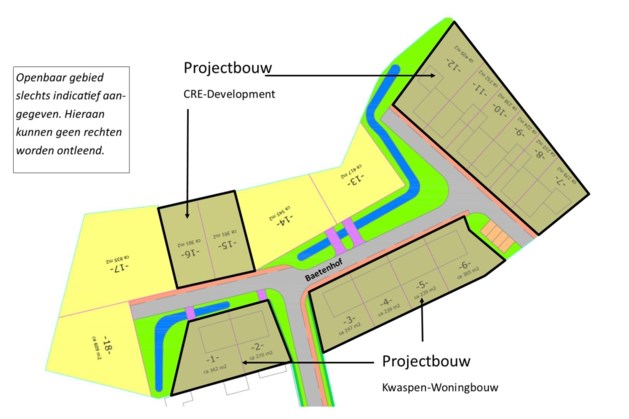 Woningen en kavels in Tungelroy