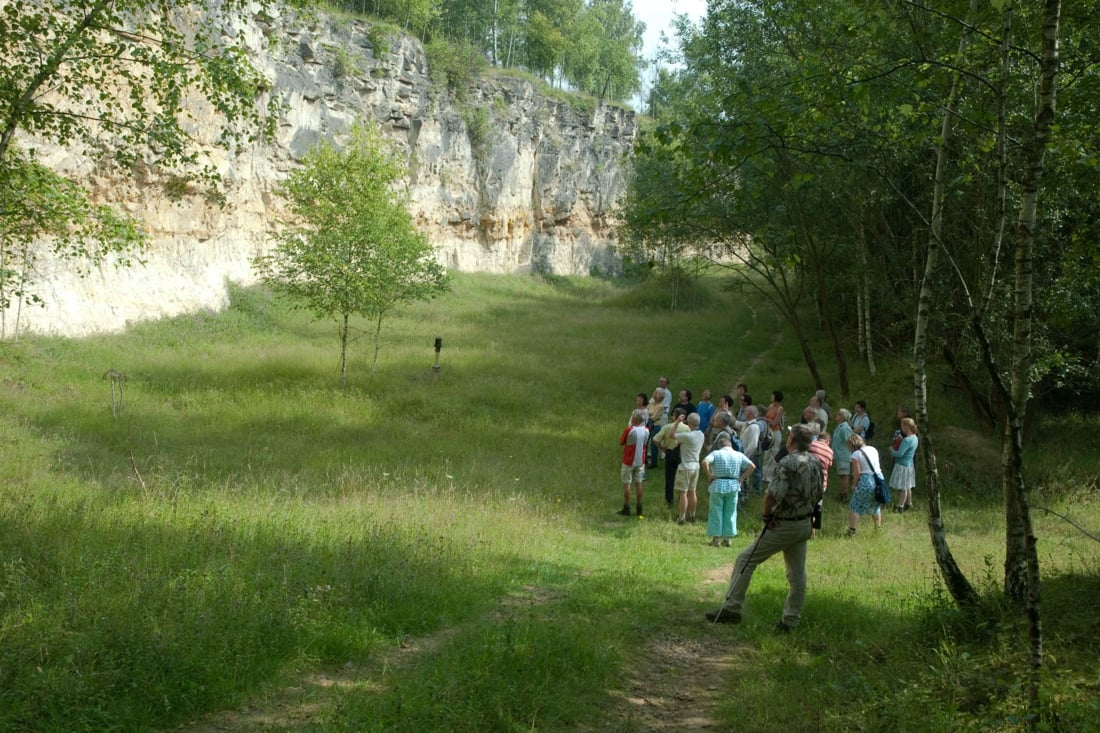 Excursie door Groeve 't Rooth - De Limburger