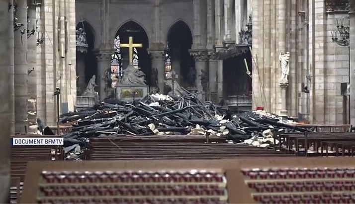 Afname Bekentenis Kerel Video: Zo ziet binnenkant van de Notre-Dame eruit 1 maand na... - De  Limburger Mobile
