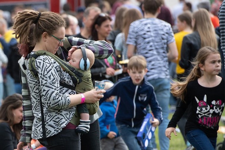 Urpop houdt het vrijwel droog
