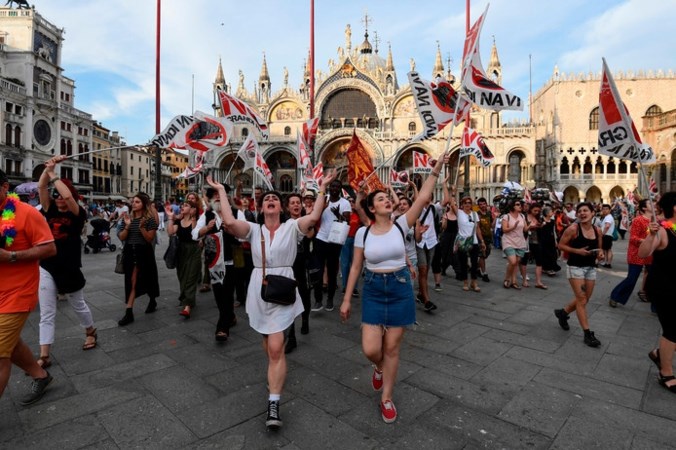 Het eindeloze gevecht tegen ‘monsters’ van cruiseschepen in Venetië
