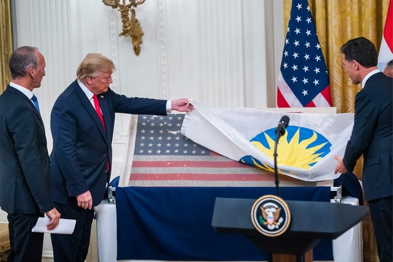Trump bij begroeting Rutte: We zijn vrienden geworden