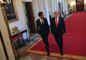 Trump bij begroeting Rutte: We zijn vrienden geworden