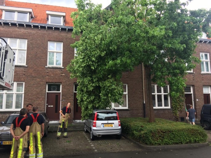 Overlast door noodweer in Limburg, windhozen op terrein ZLF