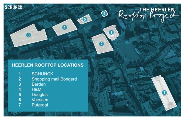 Vijftig aanmeldingen voor Rooftop Project in Heerlen