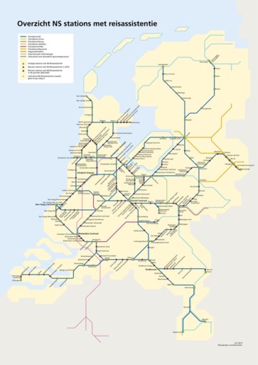 Gehandicapten kunnen straks op alle NS-stations instappen