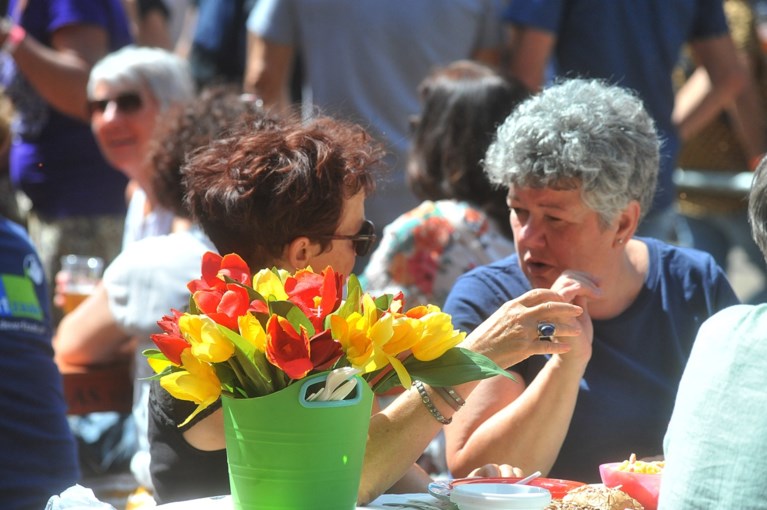 Tomaatjes, chips en een biertje tijdens de Picknick der Gebroken Harten