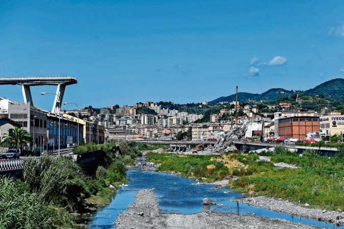 Drama Morandi-brug: Genua staat vandaag heel even stil