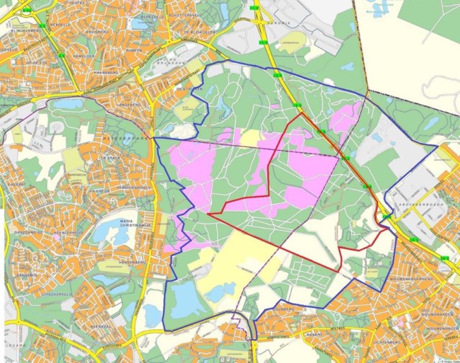 Tientallen agenten en militairen bewaken Brunssummerheide tijdens schouw in zaak Nicky Verstappen