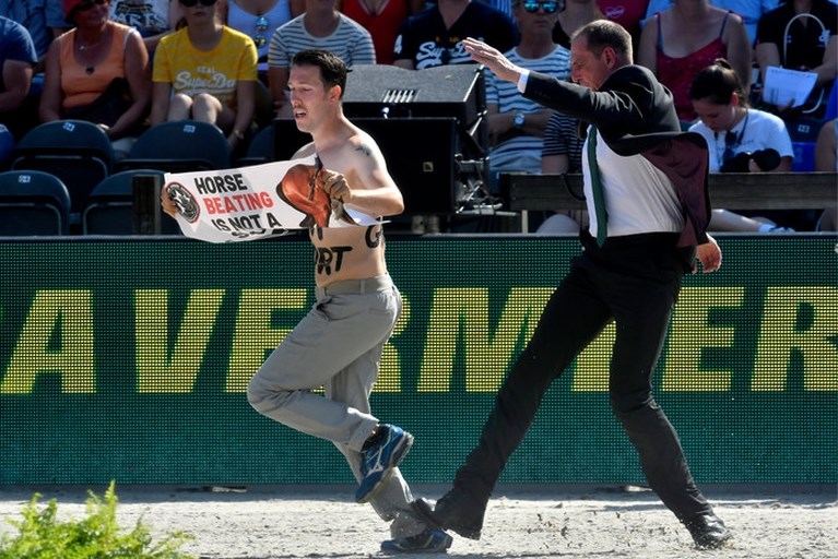 Springruiter Fuchs verovert goud in Rotterdam