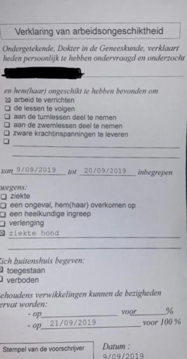 Werknemer hoeft van arts 14 dagen niet te werken vanwege zijn zieke hond