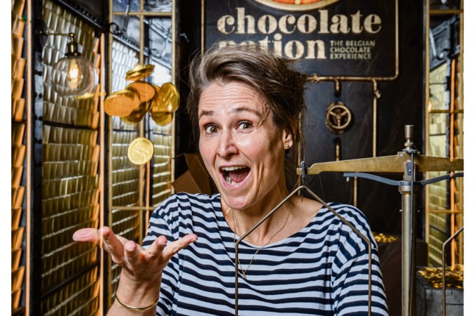 Met haar neus in de cacaoboter gevallen
