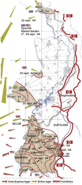 Week 4 van de Limburgse bevrijding: Kerkrade bevrijd, maar nog gevaarlijk en rantsoenen door voedseltekorten