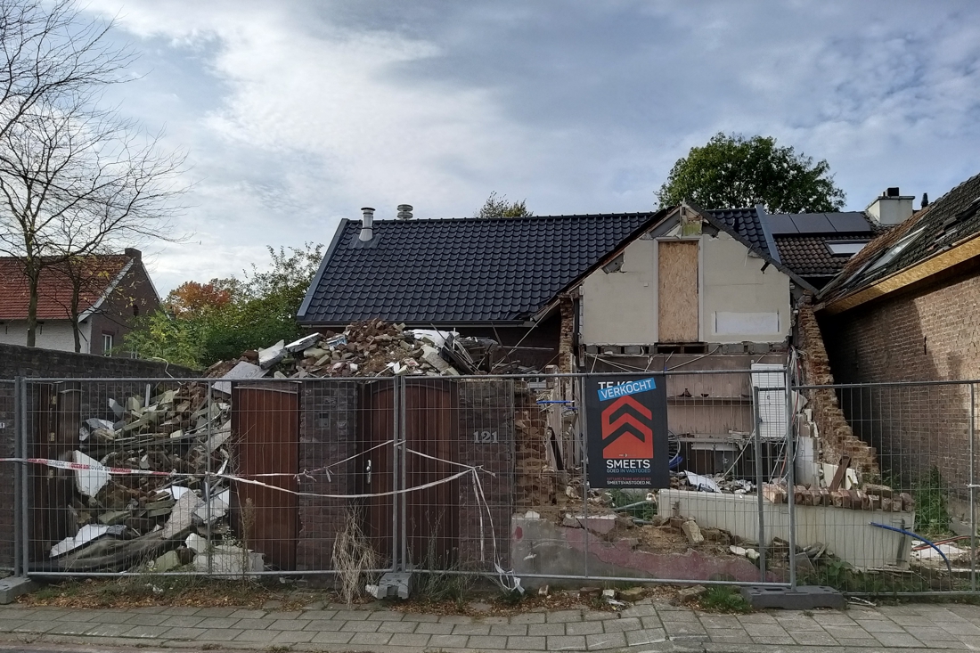 Opluchting in Sittard: drugspand is jaar na ontploffing verkocht en wordt herbouwd