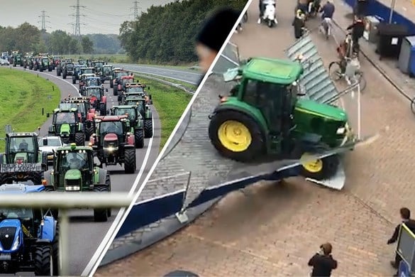 Eigenaar door trekker omvergereden hekken doet geen aangifte ‘uit sympathie voor de boeren’