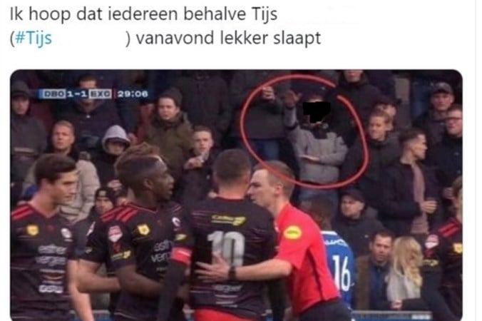 Doodsbedreiging voor Thijs na ‘Hitlergroet’ bij FC Den Bosch: ‘Beangstigend dat ik hieraan gelinkt word’