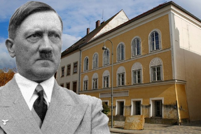 Buurman Hitlers geboortehuis: ‘Soms zie ik ‘bruine’ toeristen snel hun rechterarm strekken’