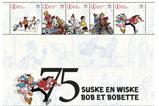 België eert 75 jaar oude Suske en Wiske met postzegelreeks
