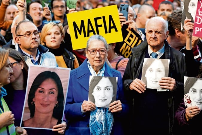 Moord op journaliste stort Malta in chaos
