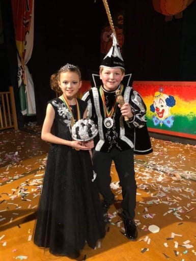 Prinsenpaar voor De Böschule uit Sibbe-IJzeren