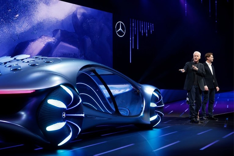 Mercedes brengt de auto tot leven: AVTR