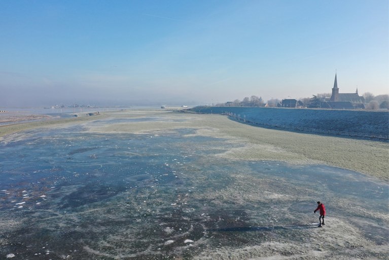 Eerste matige vorst van deze winter in Limburg gemeten