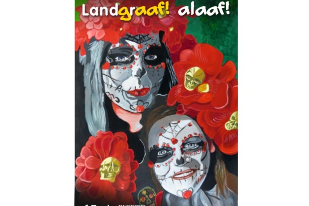 Mexicaanse dodenmaskers inspiratiebron Landgraafposter 2020