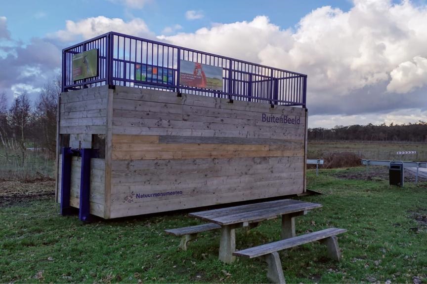 Mobiel uitkijktplatform aan Tungelroyse Beek bij Stramproy - De Limburger