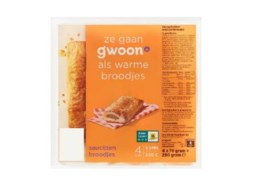 Worstenbroodjes in verpakking saucijzenbroodjes: terugroepactie bij Jan Linders, Coop en Sligro