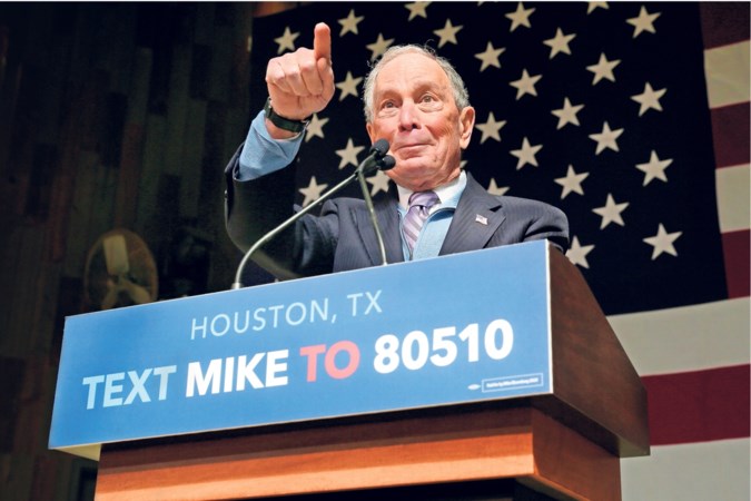 Bloomberg wil miljard storten om Trump te verslaan