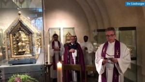 Video: voor het eerst sinds 1991 gebed bij Noodkist Sint-Servaas vanwege corona