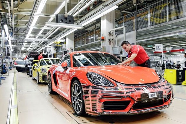 Bijna tien mille bonus voor alle 27.000 Porsche-medewerkers