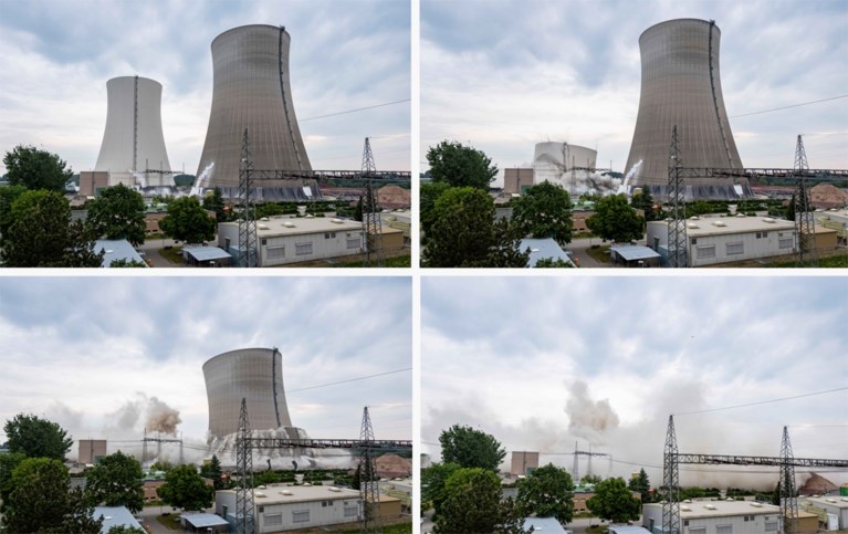 Spectaculaire beelden: koeltorens kerncentrale in het geheim opgeblazen